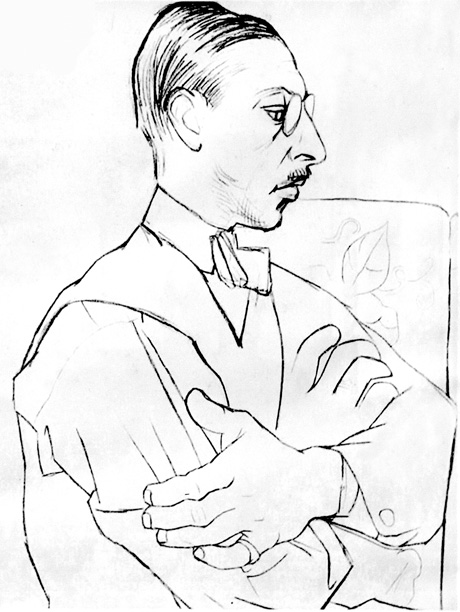 Портрет композитора  роботи Пабло Пікассо. Фото автора